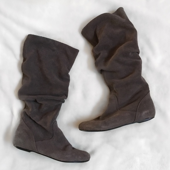 flat scrunch boots